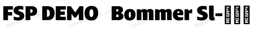 FSP DEMO   Bommer Sl字体转换